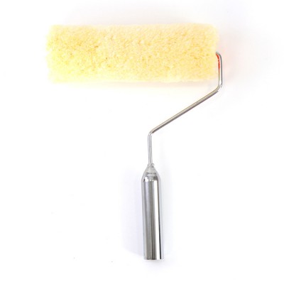 Paint Roller Brush And Long Steel Iron Handle